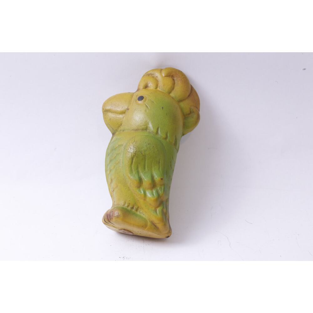 Green-Yellow, Parrot, Bird, Sitting, Soviet, USSR, Rubber, Figure, Squeaky